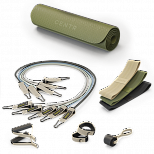 Коврик для фитнеса, фитнес резинки, эспандеры, фитнес набор CENTR, Fitness Kit