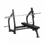 Скамья олимпийская для жима горизонтальная BRONZE GYM RAVE RE55